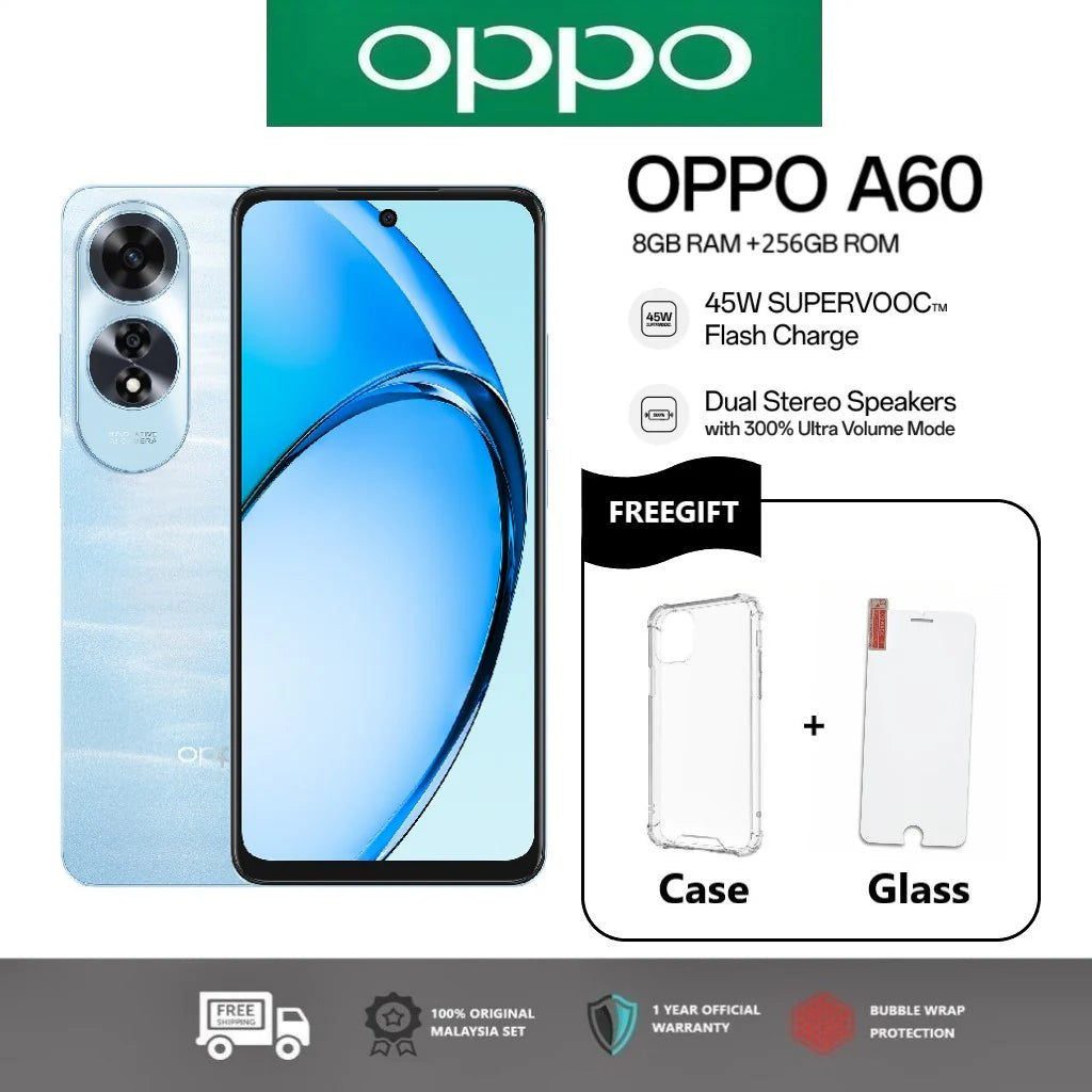Oppo A60 256GB (Buy 1 Get 1 Free)