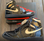 Air Jordan 1 High OG Black Metallic Gold